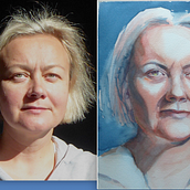 Mein Kursprojekt: Artistische Aquarellporträts. Watercolor Painting project by g_dressel - 10.25.2020