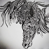 ANIMALSOULD. Drawing, Artistic Drawing, Traditional illustration & Ink Illustration project by Olga Alonso Talon - 10.25.2020
