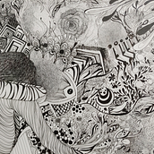 New Age. Drawing, Artistic Drawing, Traditional illustration & Ink Illustration project by Olga Alonso Talon - 10.25.2020