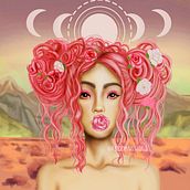 Mi Proyecto del curso: Retratos digitales de fantasía con Photoshop. Traditional illustration, Drawing, Digital Illustration, Portrait Drawing, Digital Drawing, and Digital Painting project by Alejandra Peña - 10.25.2020