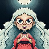 My project in Illustration Techniques and Styles with Procreate course. Traditional illustration project by Luna Andreux - 10.26.2020