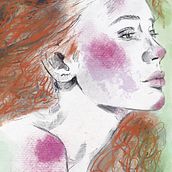 Mi Proyecto del curso: Retrato ilustrado con Procreate (a falta de añadir la parte manual porque estoy de mudanzas y está en una caja) . % Cantirina SoHappy tarafından hazırlanan Portre Çizimi projesi - 10.26.2020