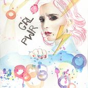 GIRL POWER/ Retrato ilustrado en acuarela. Watercolor Painting project by Keni Jovel - 10.26.2020