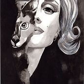 Marilin por siempre. Ink Illustration project by Martha Coba - 10.27.2020