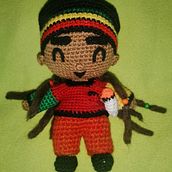 RastaMan♥️. Fiber Arts project by Thalia Ruiz vera - 11.04.2020
