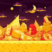 Background Game. Concept Art project by Sam Omidi - 10.29.2020