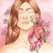 Mi Proyecto del curso: Retrato ilustrado en acuarela. Traditional illustration, and Watercolor Painting project by Marcela Citon - 10.28.2020