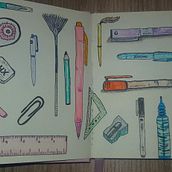 My project in The Art of Sketching: Transform Your Doodles into Art course. Sketchbook project by Andrea Ricciardelli - 12.18.2020