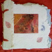 Hojas para los ojos: encuadernando mis libros de artista. Un projet de Beaux Arts, Collage, Reliure, Écriture, Papercraft , et Peinture de Natacha Salazar - 28.10.2020