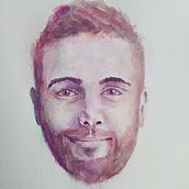 Mi Proyecto del curso: Retrato artístico en acuarela. Pintura em aquarela projeto de dgt_91 - 09.11.2020