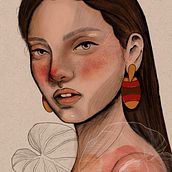 Mi Proyecto del curso: Retrato ilustrado con Procreate. Projekt z dziedziny Ilustracja c i frowa użytkownika Jess - 28.10.2020
