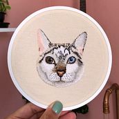 Meu projeto do curso: Needle painting para principiantes. Fine Arts, Arts, Crafts, Embroider, Sewing, Realistic Drawing, and Painting project by Ana Carla Adorne - 10.29.2020
