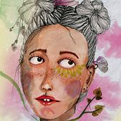 Meu projeto do curso: Retrato ilustrado em aquarela. Projekt z dziedziny  użytkownika Juliana D'Elia - 29.10.2020