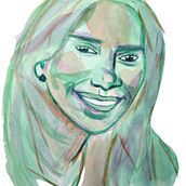Mi Proyecto del curso: Retrato artístico en acuarela. Portrait Drawing project by rocblog - 10.28.2020