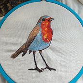 Mi Proyecto del curso: Pintar con hilo: técnicas de ilustración textil. Un proyecto de Bordado de Maria Laura Montes de Oca - 30.10.2020