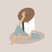 Ilustraciones Minimlau. Graphic Design, and Digital Illustration project by Laura CM - 10.30.2020