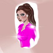 My project in Female Character Portraits in Procreate course. Un progetto di Illustrazione digitale e Pittura digitale di Marlene Jorge - 30.10.2020