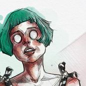 - Masha - . Traditional illustration, and Watercolor Painting project by max@ndr - 10.31.2020