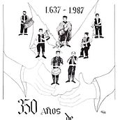 Cartel conmemorativo del 350 aniversario de la independencia de Mecerreyes. Un proyecto de Dibujo anatómico, Diseño de carteles y Diseño de personajes de Marcos González González - 31.10.2020