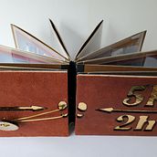 My project in Bookbinding of Your Artwork without Folds course. Bookbinding project by Zina Sofer - 11.01.2020