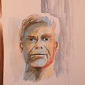 Mein Kursprojekt: Artistische Aquarellporträts. Watercolor Painting project by Philipp Baumann - 11.01.2020