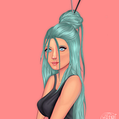 Mi Proyecto del curso: Retrato de personajes femeninos con Procreate. Portrait Drawing, Digital Drawing, Character Design, Traditional illustration, Digital Illustration & Instagram project by xiansuarez - 11.02.2020