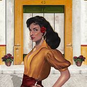 Mi Proyecto del curso: Retratos pictóricos con técnicas digitales . % Vanesa tarafından hazırlanan Geleneksel illüstras, Ve on projesi - 11.02.2020