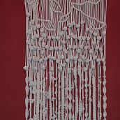 Mi Proyecto del curso: Macramé: nudos básicos y complejos . Macramé project by Alejandra Cubero Murillo - 11.29.2020