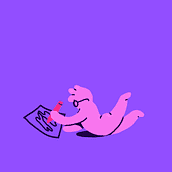 Little drawing loop. 2D Animation, Animation, and Character Animation project by virginruhm - 08.19.2021