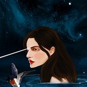 La visita. Digital Drawing, and Digital Illustration project by Desiree Damiani - 11.03.2020