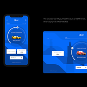 Uber Calculator. Un proyecto de Diseño Web de José Galeano - 03.11.2020