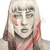 Meu projeto do curso: Retrato ilustrado em aquarela. Un progetto di Disegno, Disegno a matita, Disegno di ritratti e Pittura ad acquerello di Juana Basso Gruber - 04.11.2020