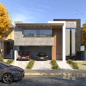 MV HOUSE - CHAHOUD. Un proyecto de 3D y Arquitectura de Rafaela Gelatti Senna - 04.11.2020
