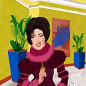 Amy Winehouse: retrato pictórico com técnicas digitais. Digital Drawing, Digital Illustration, and Digital Painting project by Riccardo Ṗereira - 11.16.2020