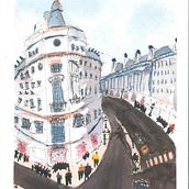 My project in Architectural Sketching with Watercolor and Ink course. Architectural Illustration, Ink Illustration, and Watercolor Painting project by ericduc_dao - 11.05.2020