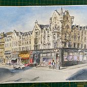 My project in Architectural Sketching with Watercolor and Ink course. Digital Drawing, and Watercolor Painting project by andrewfraser73 - 11.05.2020