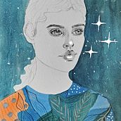 My project in Portrait with Pencil, Color Techniques and Photoshop course. Fine Arts, Traditional illustration, and Watercolor Painting project by Raha Khrais - 11.04.2020