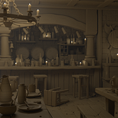 Mi Proyecto del curso: Creación de escenarios 3D desde cero en Maya. 3D, Design, 3D Modeling, and Creativit project by Luis Miguel Sánchez - 12.04.2020