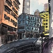 My project in Architectural Sketching with Watercolor and Ink course. Un progetto di Illustrazione architettonica di Carol Ip - 06.11.2020