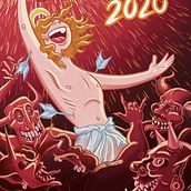 Cartel de Fiestas de Sant Sebastià 2020, Palma.. Digital Drawing, Poster Design, and Color Theor project by Blanca Jaume Saura - 12.10.2019