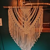 Mi Proyecto del curso: Macramé: nudos básicos y complejos . Macramé project by b.villarroelfernande - 11.07.2020