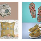 My project in Illustrated Pattern Design course. Pattern Design project by Janice Calimano - 11.07.2020