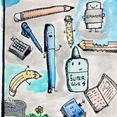 Meu projeto do curso: De principiante a superdesenhista. Design, Traditional illustration, Pencil Drawing, and Drawing project by Davi Porto - 11.06.2020