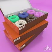 Donuts. 3D, and 3D Design project by Laura Fernandez Olivar - 11.06.2020