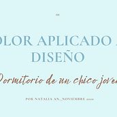 Mi Proyecto del curso: Color aplicado al diseño de interiores. Decoration project by Natalia A - 11.12.2020