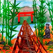 Mi Proyecto del curso: Ilustración en acuarela con influencia japonesa. Een project van Aquarelschilderen van Ingrid Scheunemann - 09.11.2020