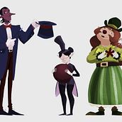 My project in Illustrated Characters Factory course. Character Design, and Traditional illustration project by maimj - 11.08.2020