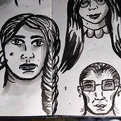 Meu projeto do curso: Técnicas de ilustração para desbloquear sua criatividade . % Caroline Luz tarafından hazırlanan Sanatsal Çizim, Mürekkep İllüstras, Ve onu projesi - 11.10.2020