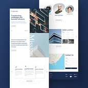 Corporate Web Design Ein Projekt aus dem Bereich Grafikdesign, UX / UI und Webdesign von Guilherme Ribeiro - 10.11.2020