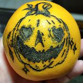 Mi proyecto sobre una naranja, fail. Un proyecto de Diseño de tatuajes de rinaizayoi - 10.11.2020